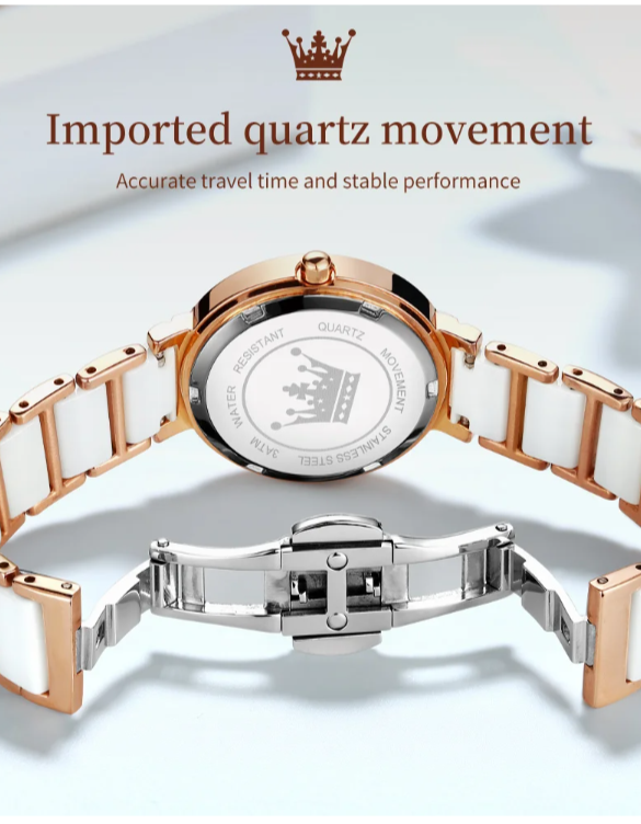 Women's Wristwatch Luxury Brand Watch for Women Elegant Bracelet Waterproof Fashion