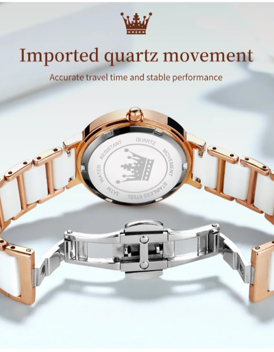 Women's Wristwatch Luxury Brand Watch for Women Elegant Bracelet Waterproof Fashion