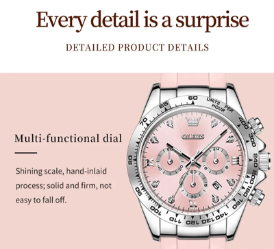 Woman Watch Silicone Strap Luxury Brand Original Quartz Watch for Women Auto Date Waterproof