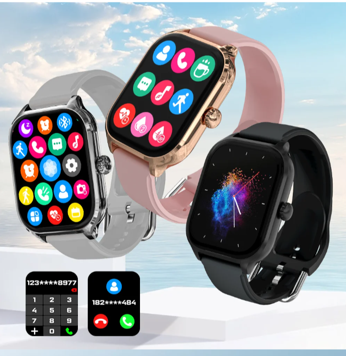 New Smart Watch 2.01 inch HD Display Bluetooth Voice Call Heart Rate Monitor Multi Sport Mode Smartwatch
