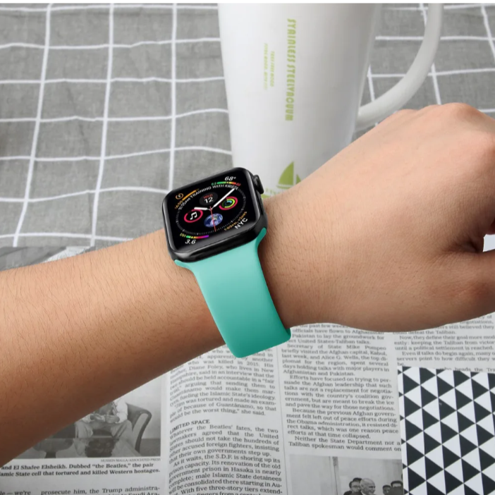 Apple Smart WATCHES For Women Silicone Band Waterproof Wrist smart watches