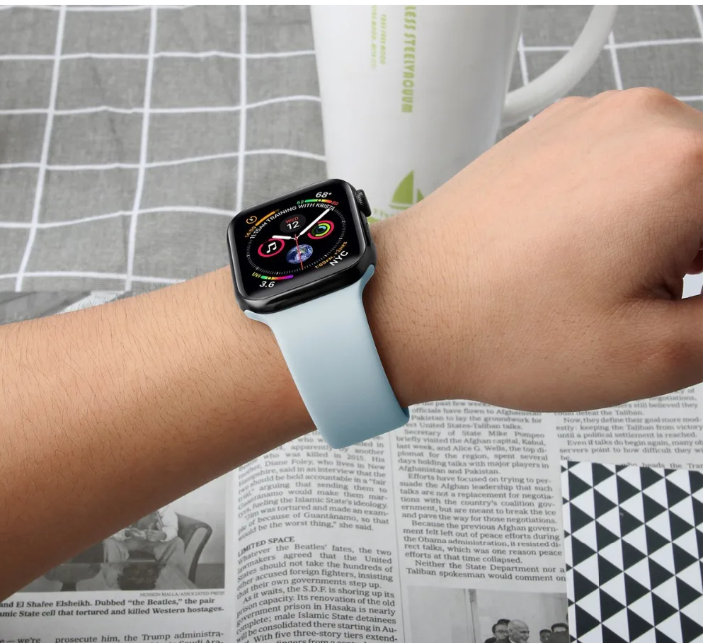 Apple Smart WATCHES For Women Silicone Band Waterproof Wrist smart watches