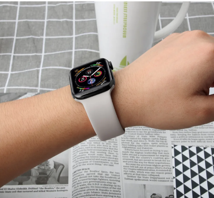 Apple Smart WATCHES For Women Silicone Band Waterproof Wrist smart watches