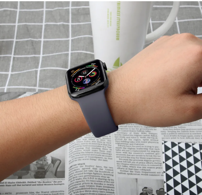Apple Smart WATCHES For Women Silicone Band Waterproof Wrist smart watches